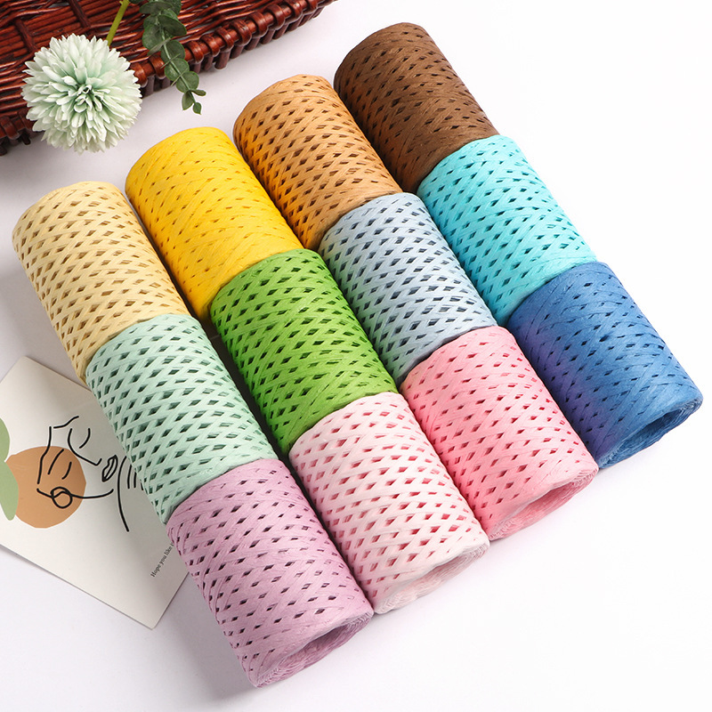 Crochet Bag Raffia - 150M Natuurlijke Raffia Stro Garen Voor