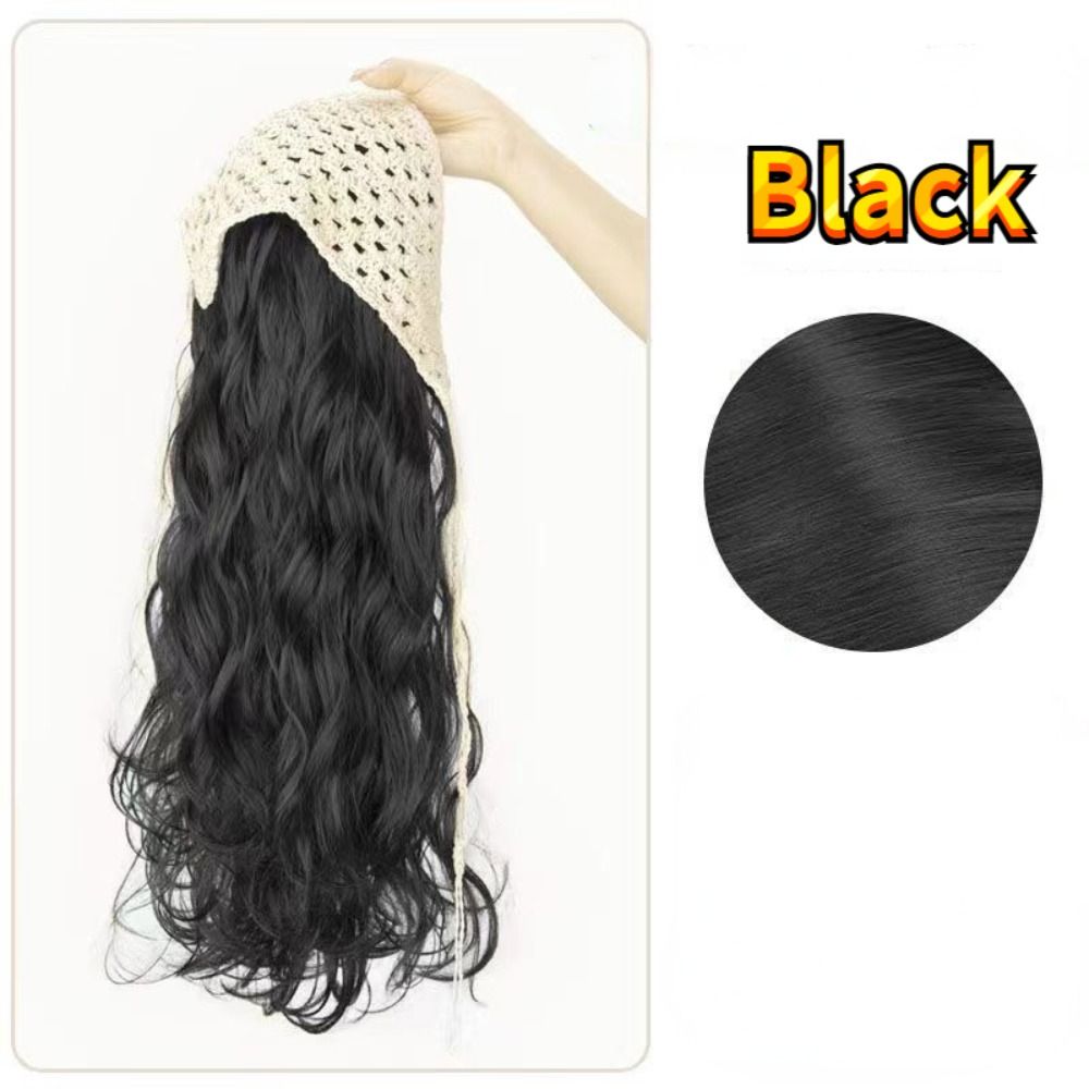 Headband Summer Knit - Mode 65CM pruik driehoekige hoofdsjaal holle