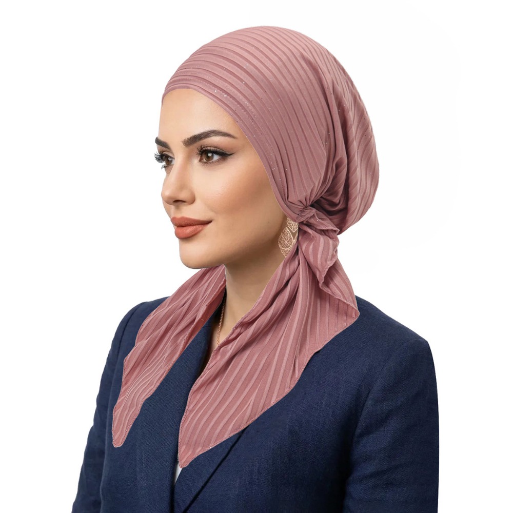 Headband Summer Knit - Trendy stretchstof voorgeknoopte turban fijn gebreide