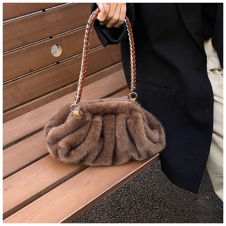 Tote Bag Beach - Casual gebreide opengewerkte dameshandtas met kant