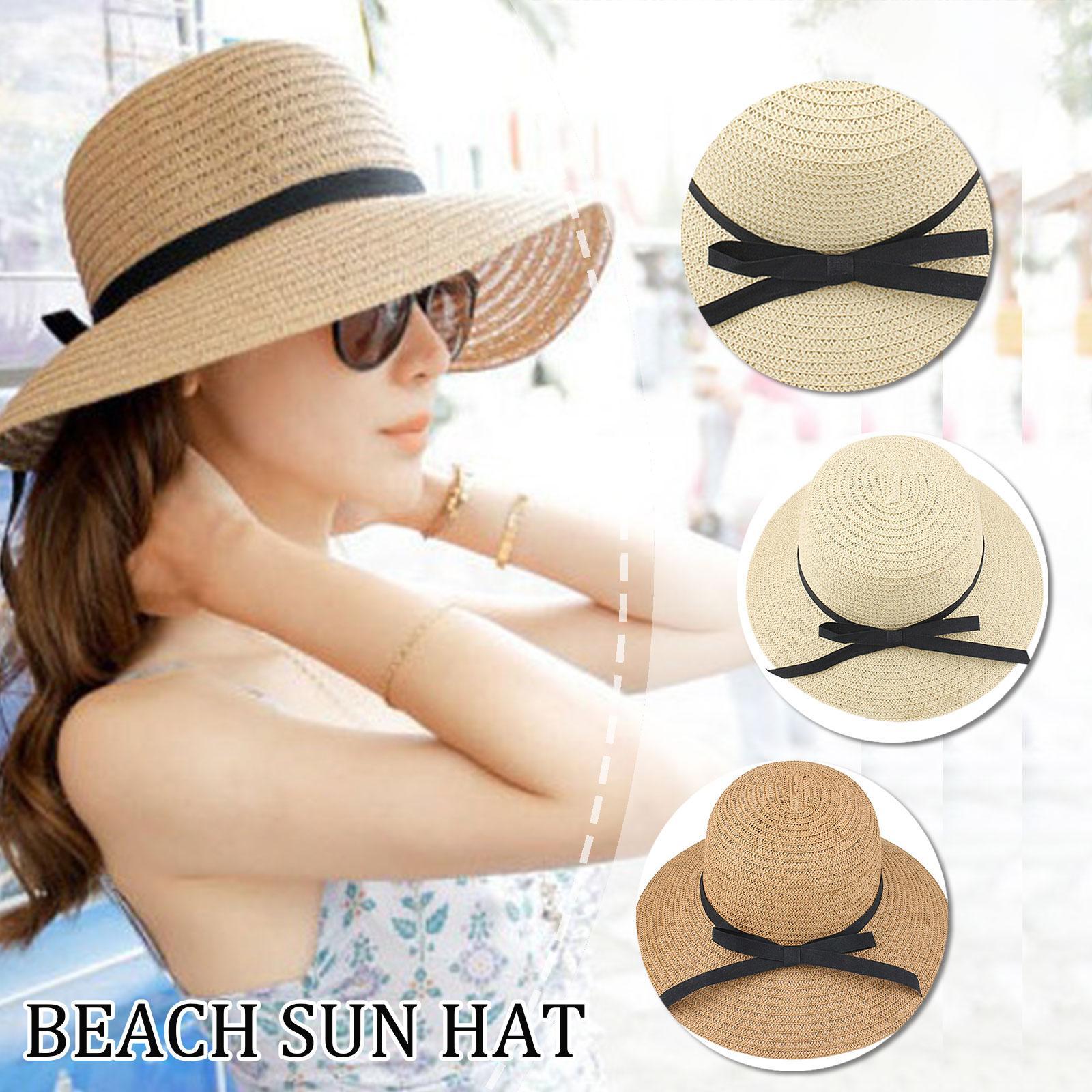 Hat Floppy Wide - Zomer strohoed grote brede rand opvouwbare