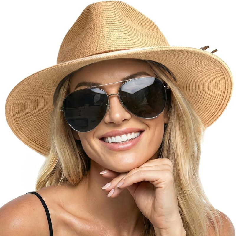 Hat Floppy Wide - 1 stuk Zomer Strooien Strandhoed voor