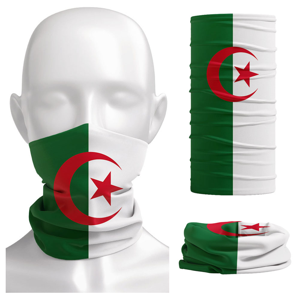 Headband Summer Knit - Algeria Vlag Bedrukt Bandana Hoofddeksels Rijden