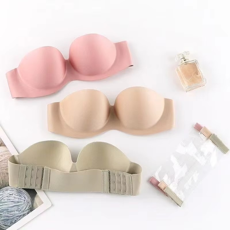 Bralette Triangle Set - Sexy strapless push-up bh voor dames,