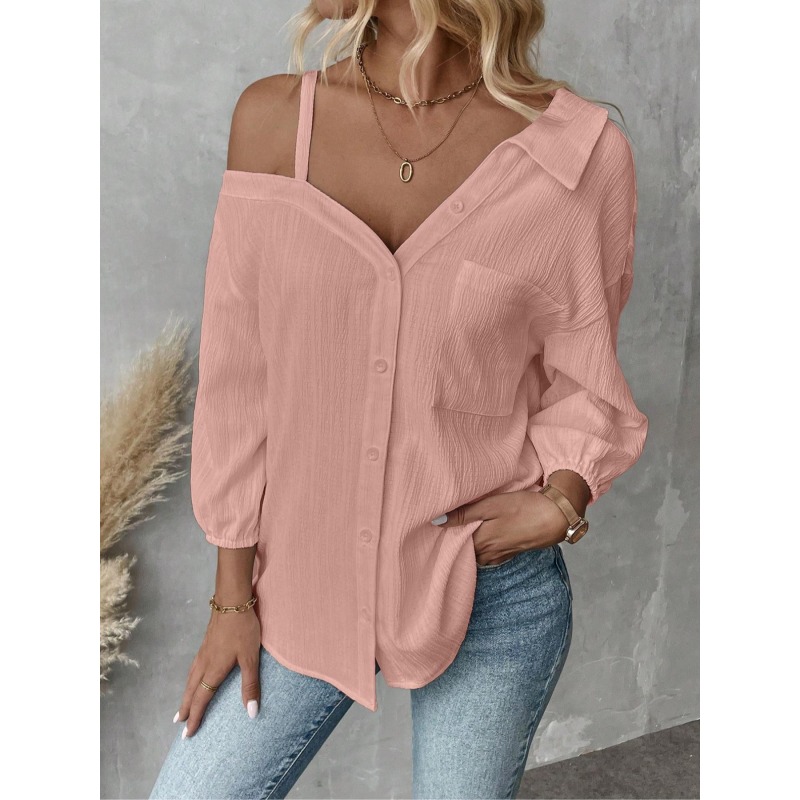 Blouse Off Shoulder - Plus Size1XL-5XL Damesblouses Top Lady Single