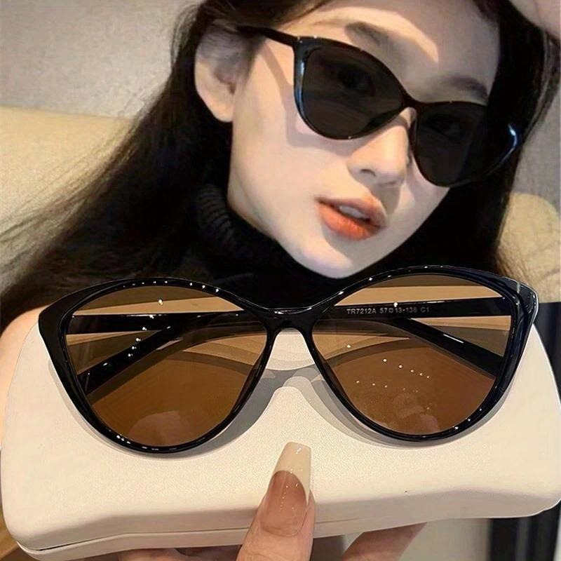 Sunglasses Cat Eye - 1Pc Retro Frame Cat Eye Zonnebril