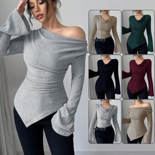 Damesblouse met lange mouwen E - Blouse Off Shoulder recensie en prijs