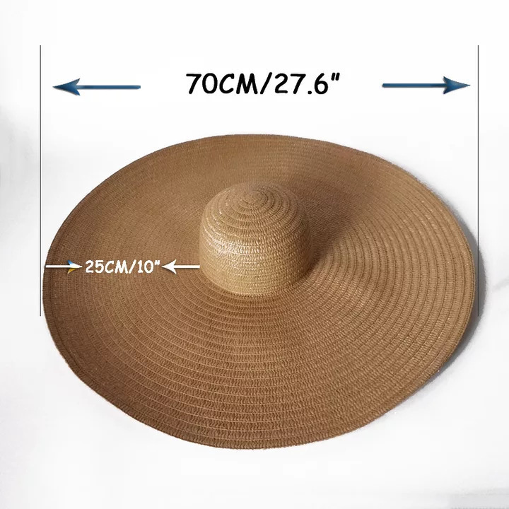 Oversized strand strohoeden vo - Hat Floppy Wide recensie en prijs