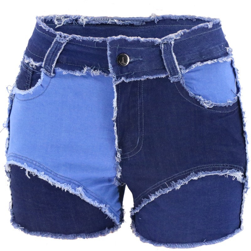 Mode Mid-Waist Slim Fit Gesche - Shorts Denim Frayed recensie en prijs