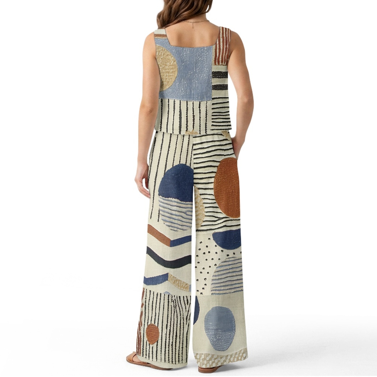 INSTANTARTS Dameslinnen vesten - Linen Pant Wide recensie en prijs