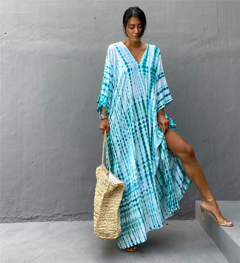 Plus Size Dames Strandkleding  - Cover Up Kaftan recensie en prijs