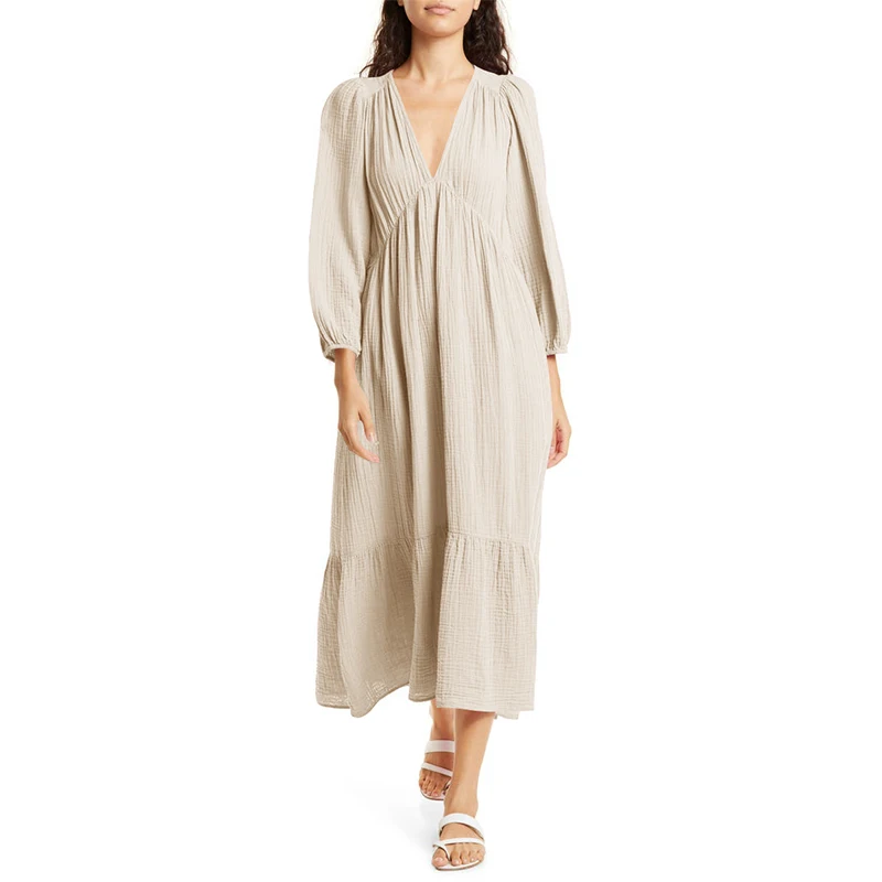 Mousseline 100% Katoenen Lange - Linen Dress Wrap recensie en prijs