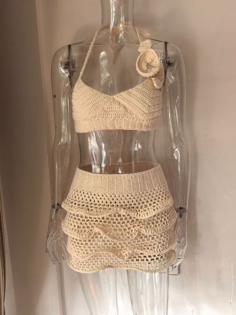Handgebreide gehaakte ruches s - Crop Top Crochet recensie en prijs