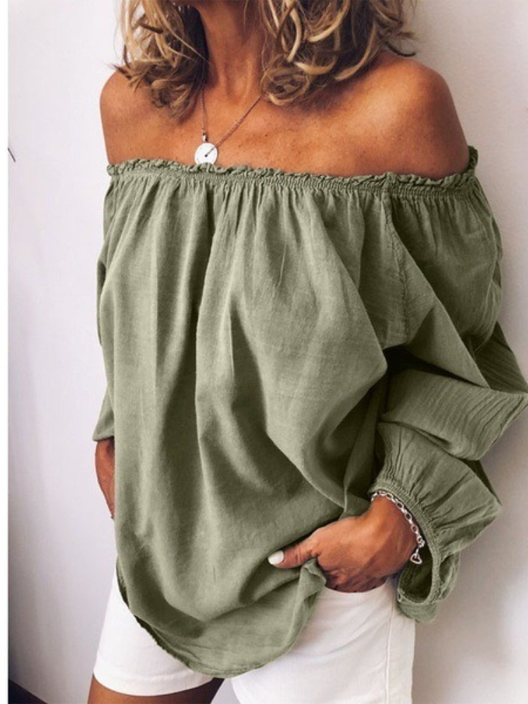 Nieuwe chique dames off-the-sh - Blouse Off Shoulder recensie en prijs