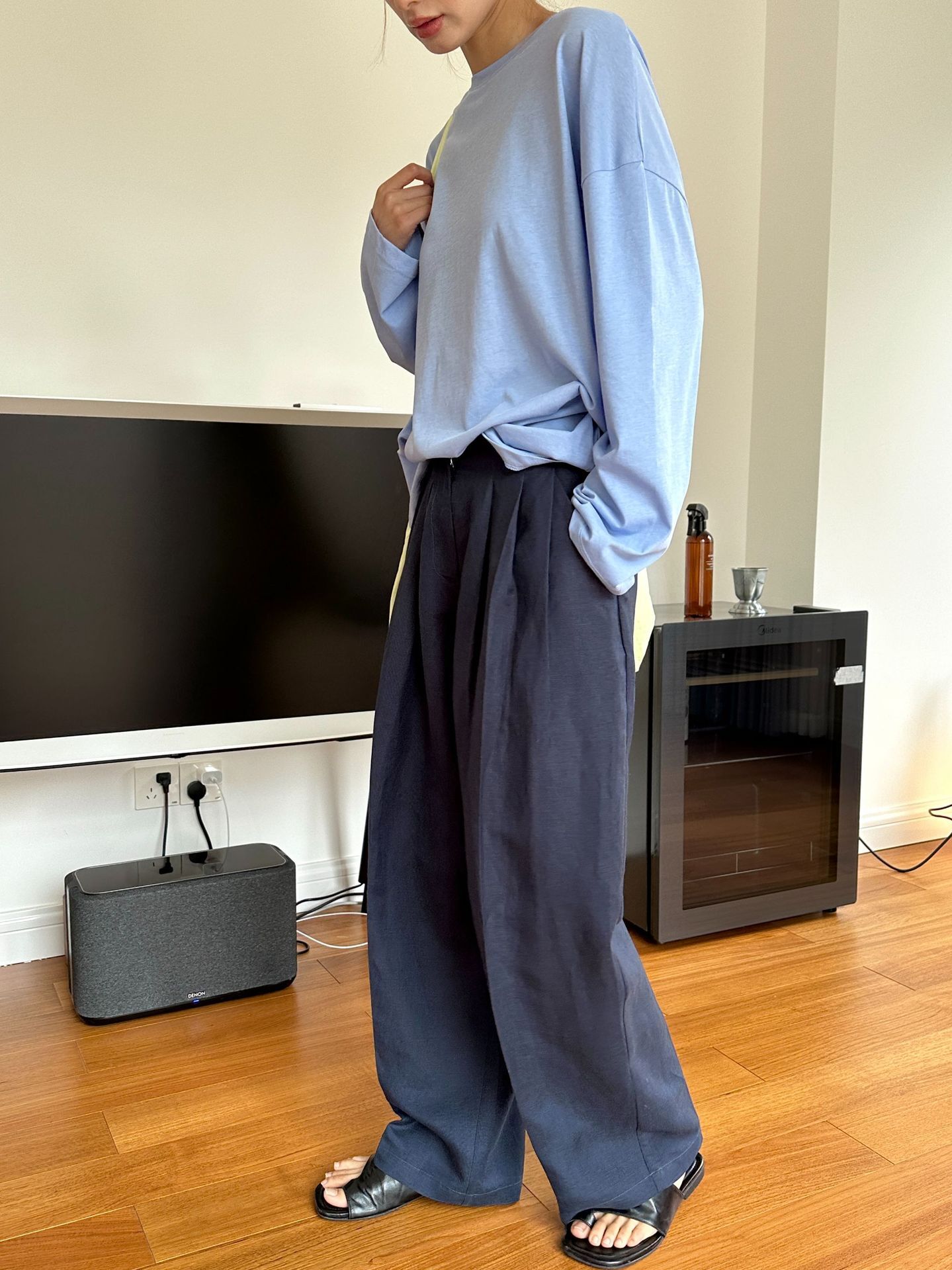 Casual linnen wijde broek met  - Linen Pant Wide recensie en prijs