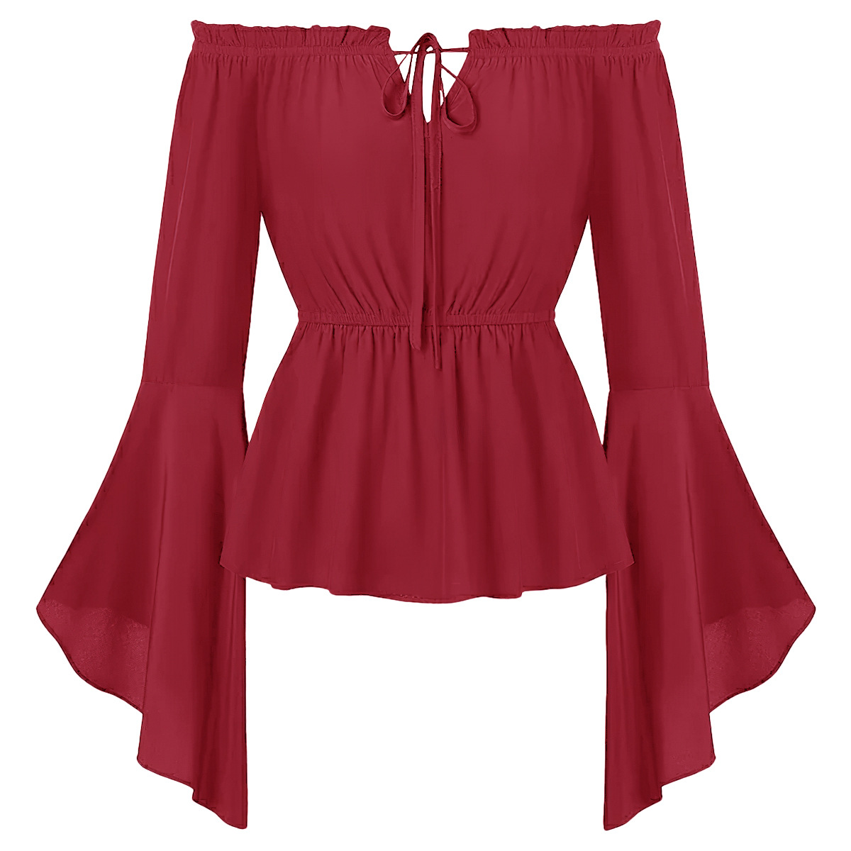 Off-shoulder middeleeuwse kost - Blouse Off Shoulder recensie en prijs