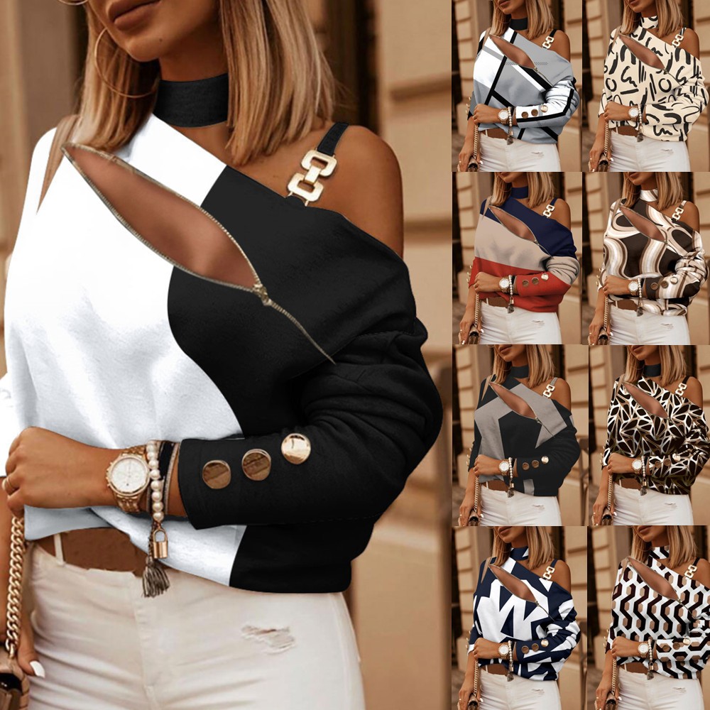 Off-shoulder blouse voor dames - Blouse Off Shoulder recensie en prijs