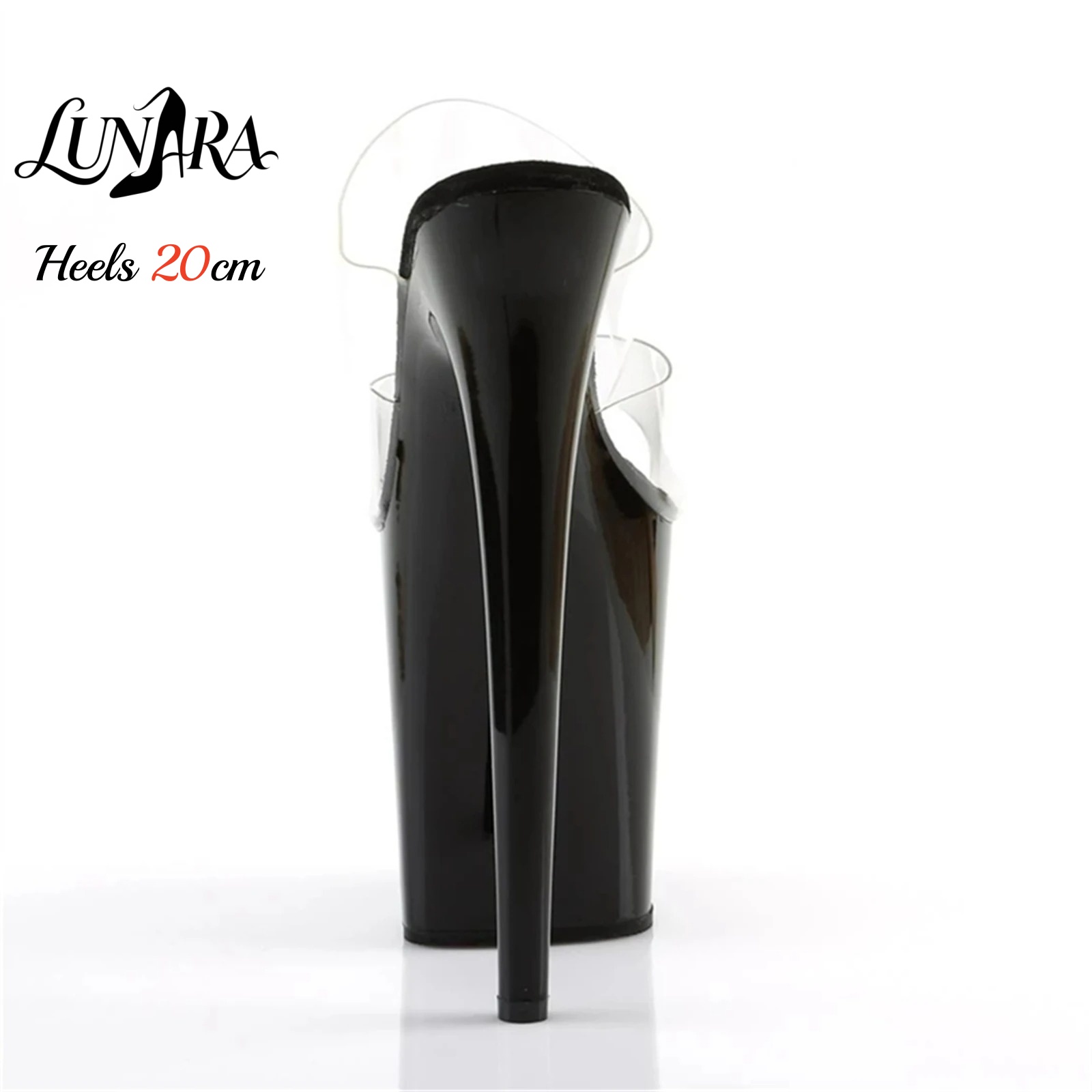 20 cm doorzichtige PVC sandale - Sandal Strappy Heeled recensie en prijs