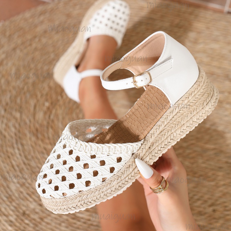 Boho Dames Espadrilles met ope - Wedge Espadrille Women recensie en prijs