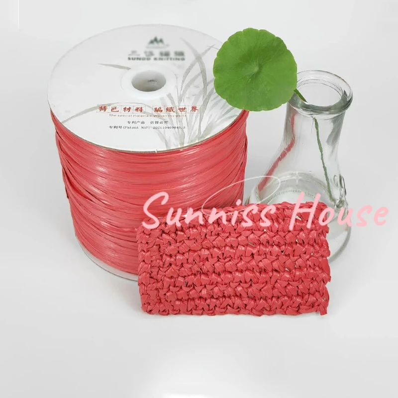 600M Matte Raffia Garen, 330G  - Crochet Bag Raffia recensie en prijs