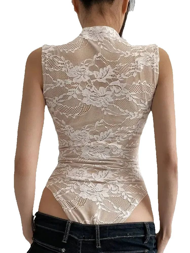 2025 Dames Zomer Elegant Beige - Romper Floral Print recensie en prijs