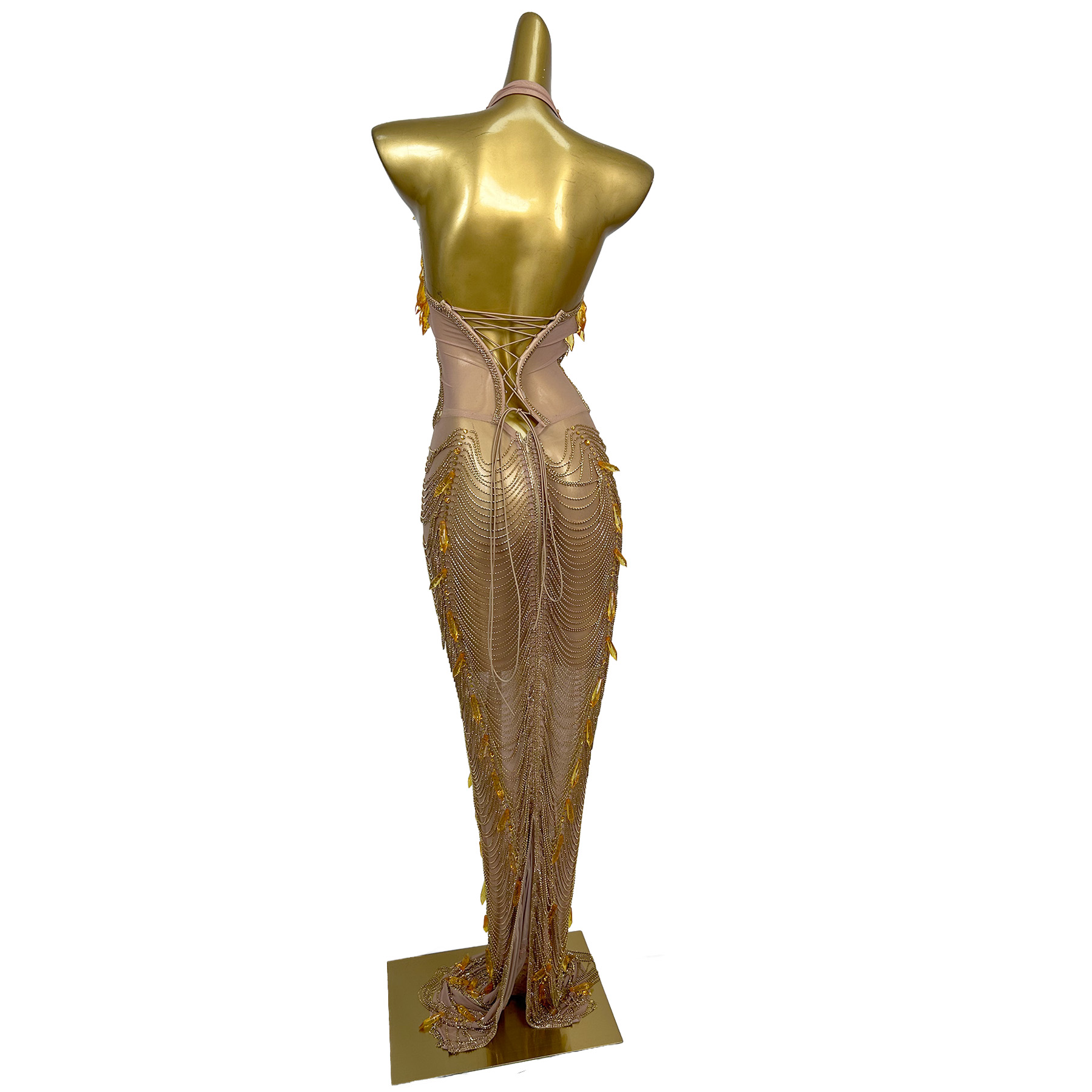 Ailisi Dames Luxe Gouden Krist - Maxi Dress Halter recensie en prijs