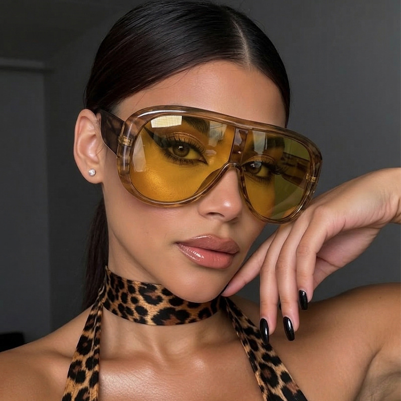Oversized One Piece Groot Fram - Sunglasses Cat Eye recensie en prijs