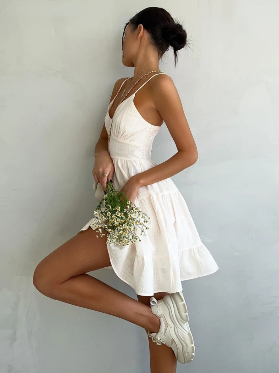Wolfeel Lente Zomer vrouwen Li - Linen Dress Wrap recensie en prijs