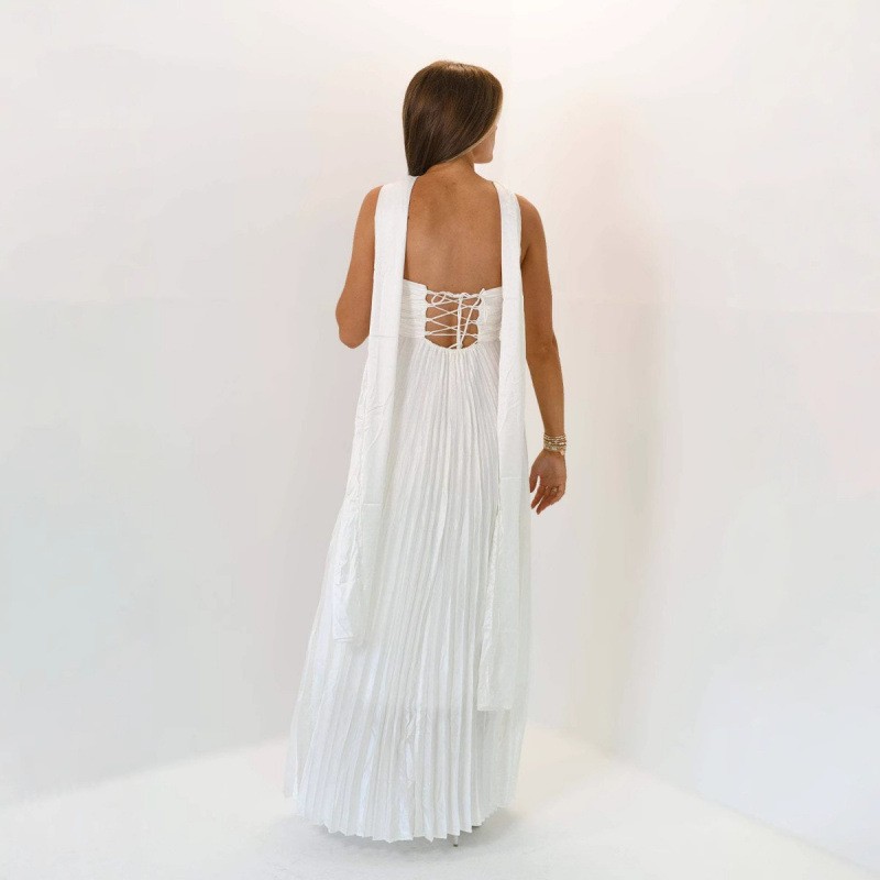 Bruiloftsgastjurk Elegant fees - Maxi Dress Halter recensie en prijs