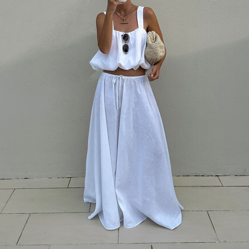 Elegante dames zomerset van ka - Linen Pant Wide recensie en prijs