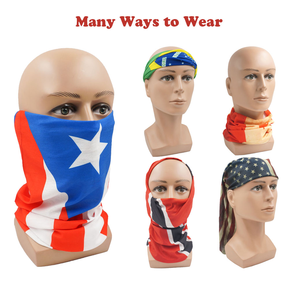 Zweedse vlag bedrukte bandana  - Headband Summer Knit recensie en prijs