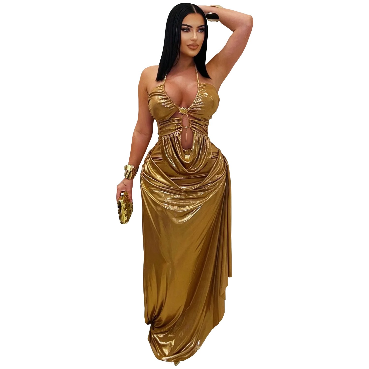 Avondjurk voor bruiloft, halte - Maxi Dress Halter recensie en prijs