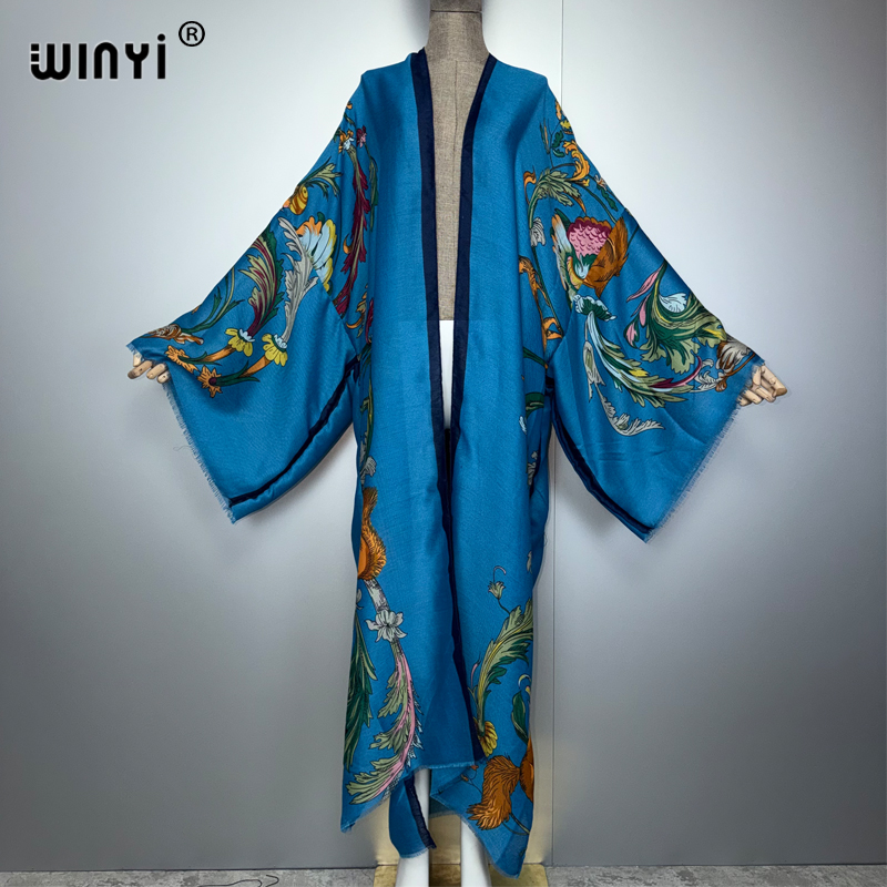 WINYI Afrikaanse boho kimono m - Cover Up Kaftan recensie en prijs