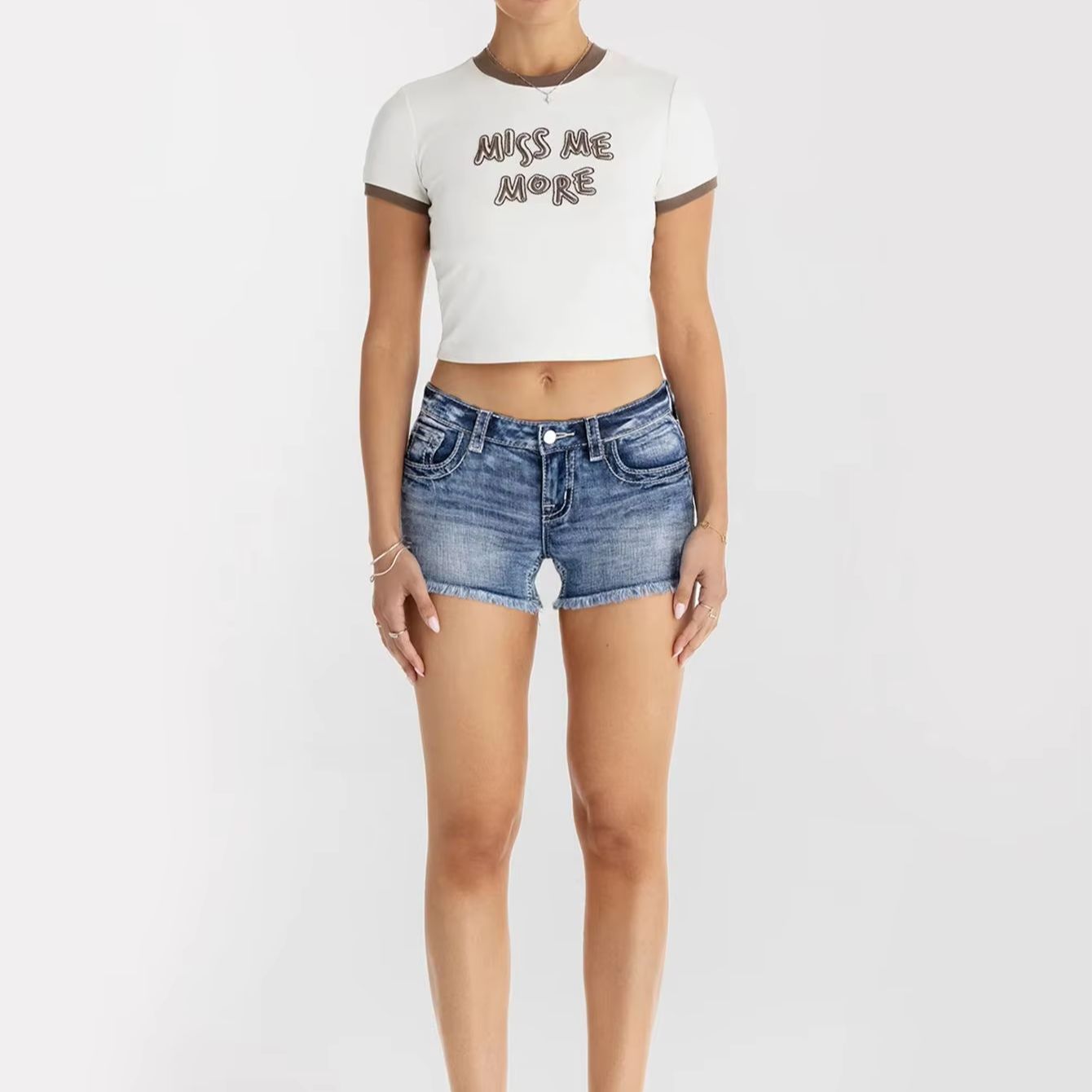 Dameskleding Vlinder Strass De - Shorts Denim Frayed recensie en prijs