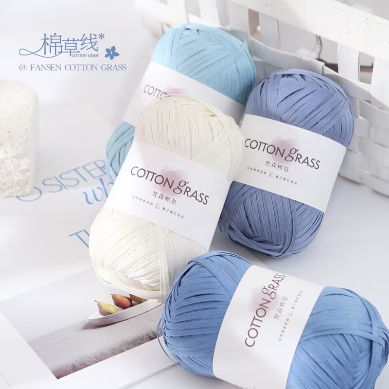 50g katoenen grasgaren raffia  - Crochet Bag Raffia recensie en prijs