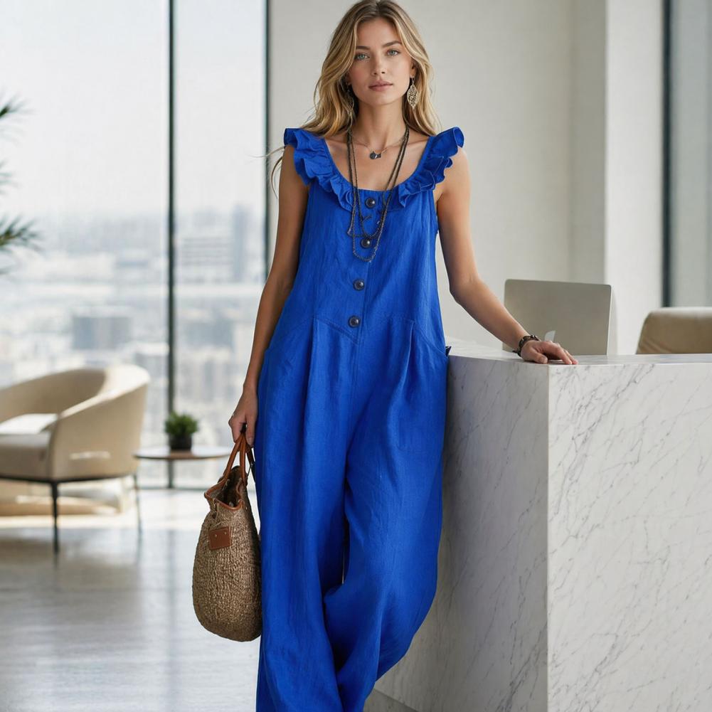 Relaxed Fit Romper Dames Dames - Jumpsuit Linen Relaxed recensie en prijs
