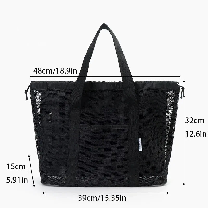 Grote strandtas met afwatering - Tote Bag Beach recensie en prijs