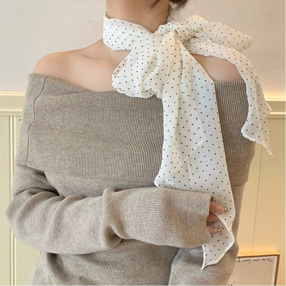 Mode hoofdband Polka Dot sjaal - Headband Summer Knit recensie en prijs