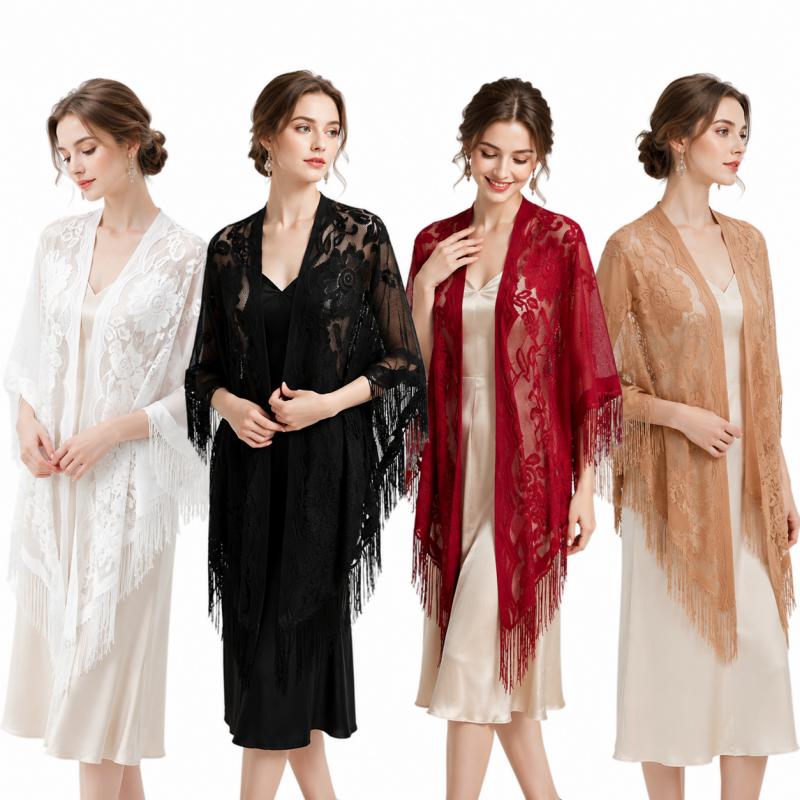 Bloemenkant Sjaal Wrap Vrouwen - Kimono Sheer Floral recensie en prijs