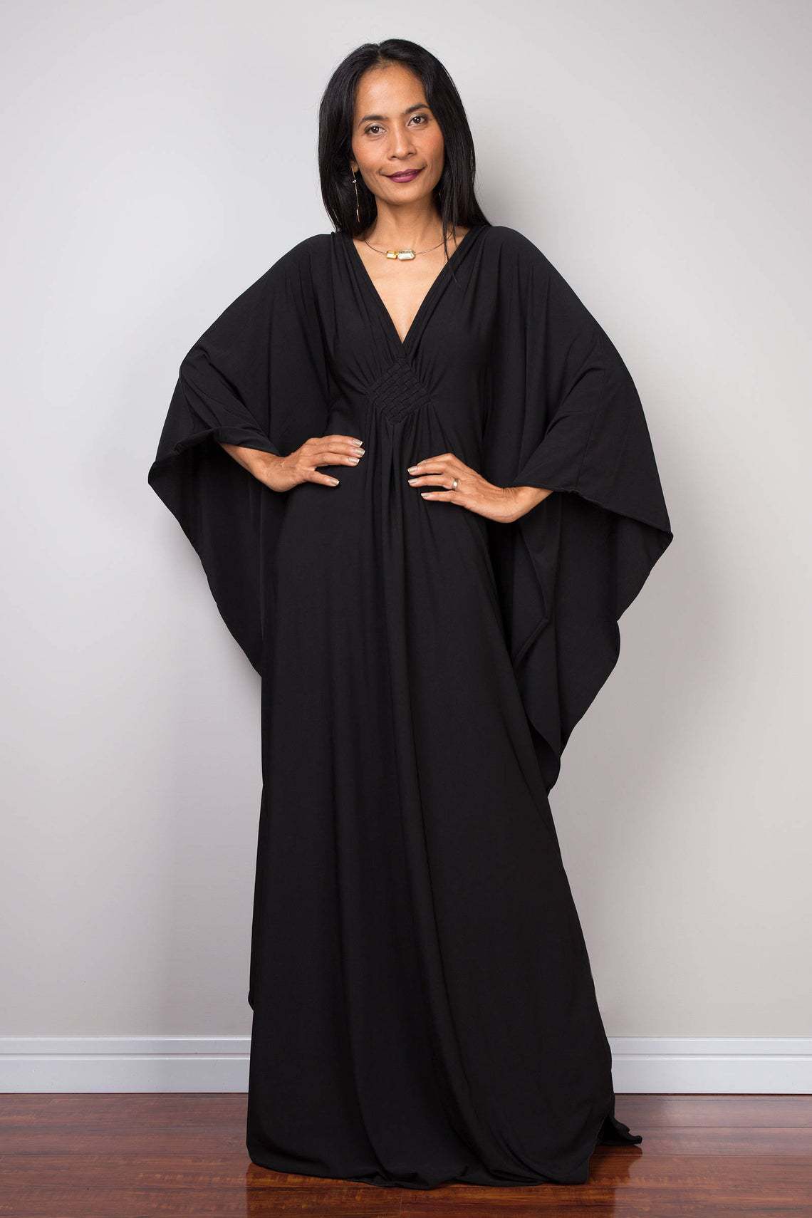 Dames Effen Kleur Cover-up V-h - Cover Up Kaftan recensie en prijs