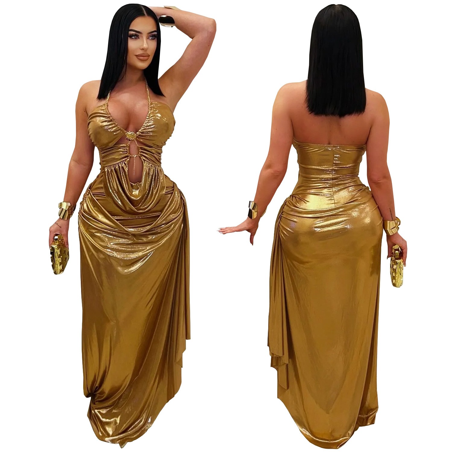 Bruiloftsgastjurk Avondjurk me - Maxi Dress Halter recensie en prijs
