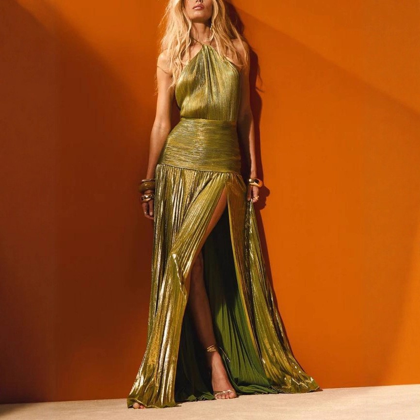 Elegante feestjurk Mouwloze la - Maxi Dress Halter recensie en prijs