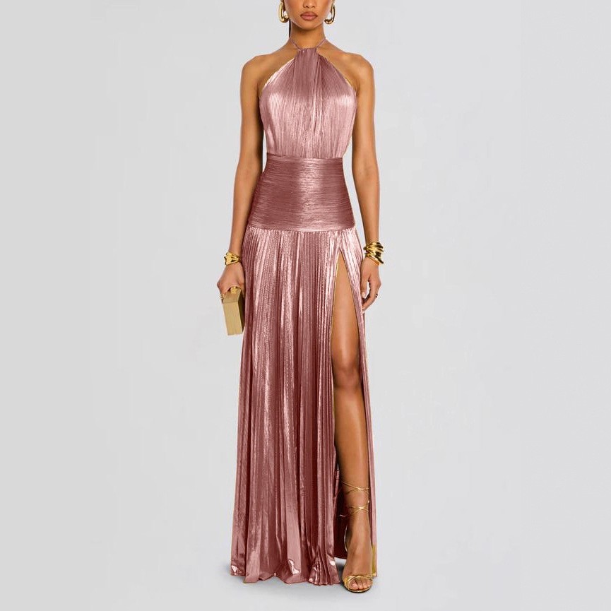 Elegante feestjurk Mouwloze la - Maxi Dress Halter recensie en prijs