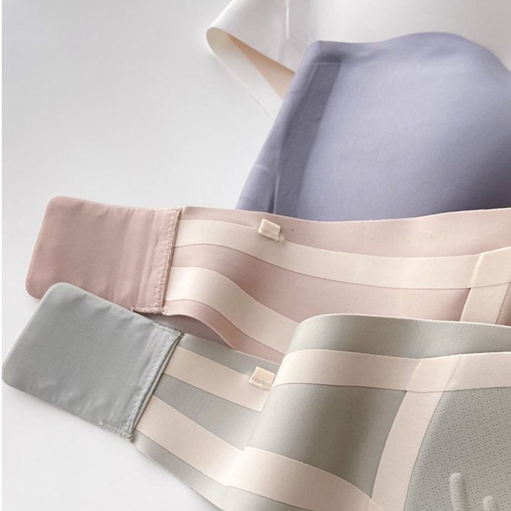 Effen kleur strapless gewikkel - Bralette Triangle Set recensie en prijs
