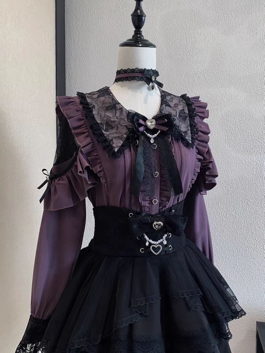 Harajuku Kawaii Roksets Dames  - Blouse Off Shoulder recensie en prijs