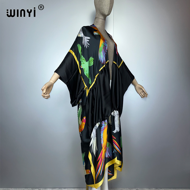 WINYI print boho kimono maxi s - Cover Up Kaftan recensie en prijs