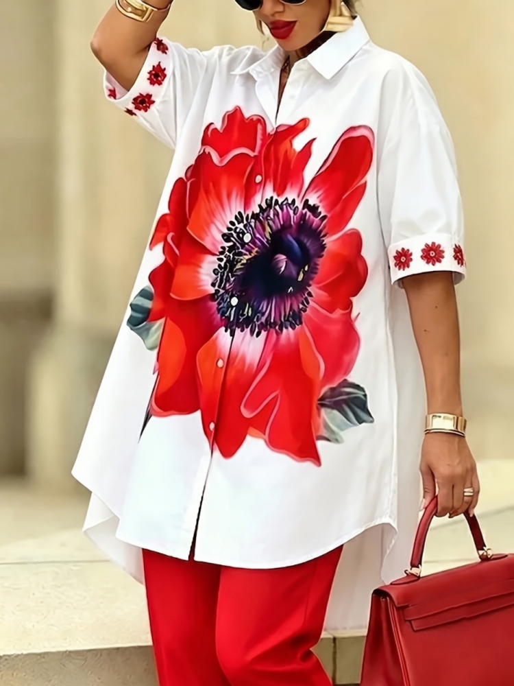 Vintage dames bloemenprint 2-d - Romper Floral Print recensie en prijs