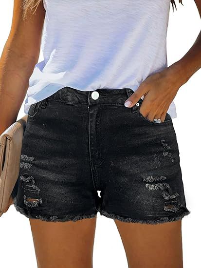 Casual vintage denim shorts me - Shorts Denim Frayed recensie en prijs