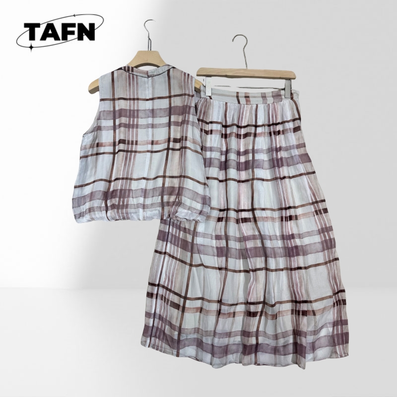 Elegante dames geruite tweedel - Midi Skirt Floral recensie en prijs