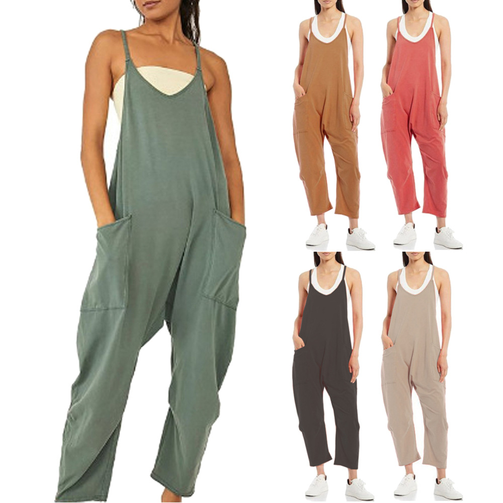 Losse zomerjumpsuit Casual jum - Jumpsuit Linen Relaxed recensie en prijs